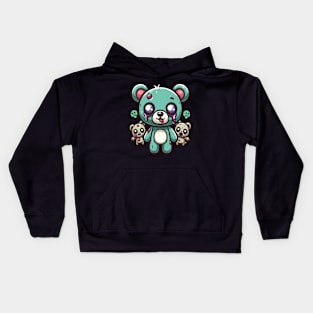 Cute Zombie Bear Kawaii Kids Hoodie